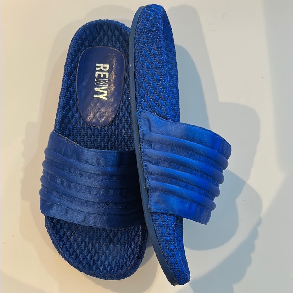 Blue RENVY Slide Sandals - Picture 2 of 8